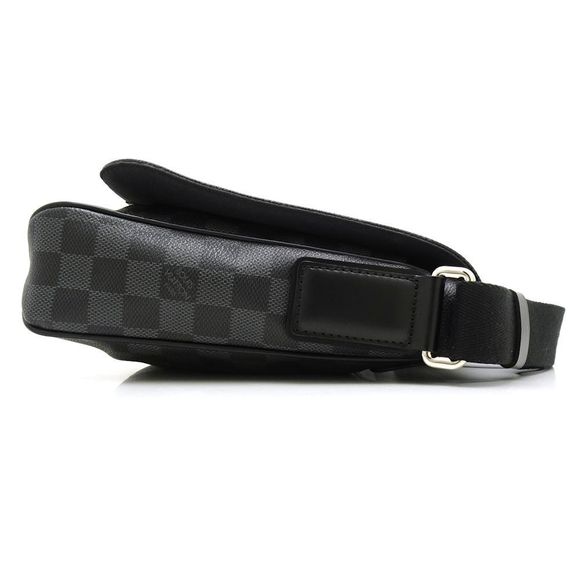 Louis Vuitton Damier Graphite Messenger PM Diagonal Shoulder Black - Picture 2 of 7
